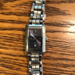 Fossil steel ladies watch
